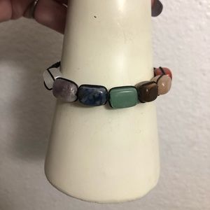 Seven Stones Chakra Adjustable Bracelet